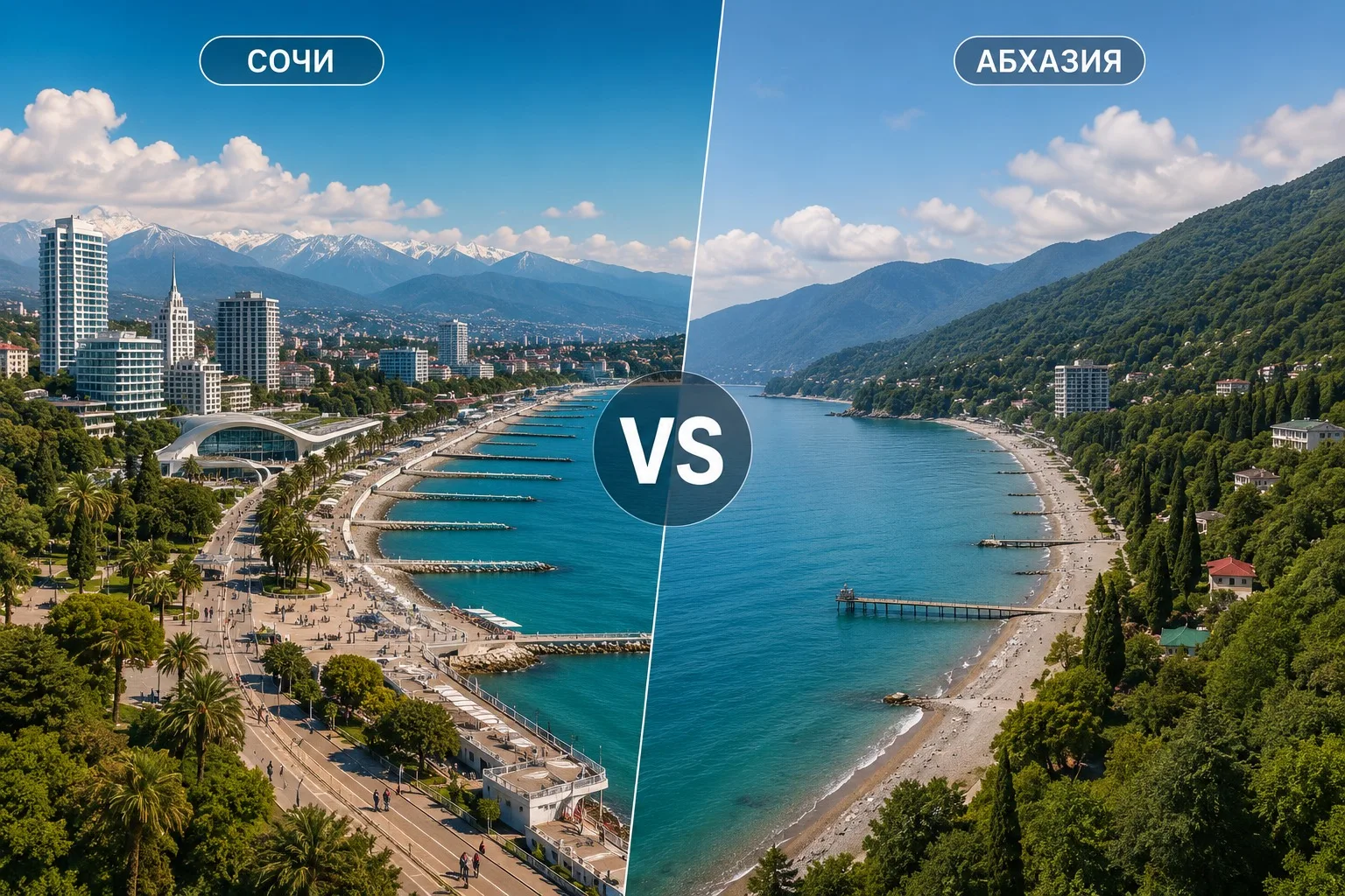 Сочи или Абхазия в 2026 году: куда лучше ехать на море — честное сравнение